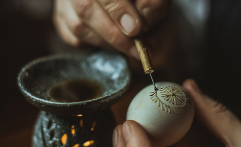 Margučių marginimo amatas