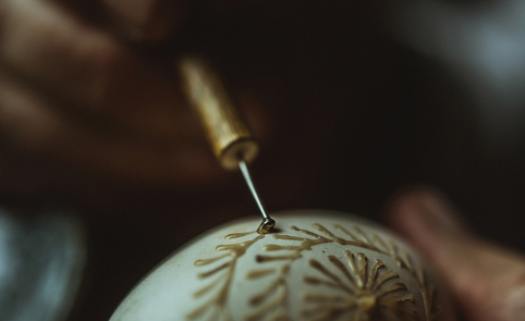 Margučių marginimo amatas