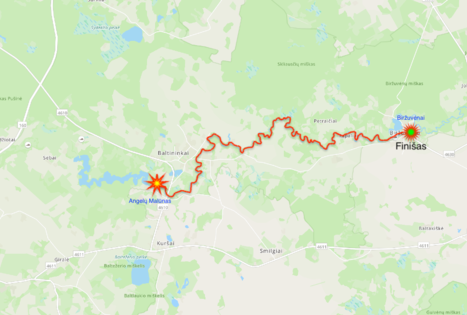 Žemaitėja Baidarės virvytės upė