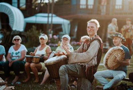 Indėniškas būgnų ratas