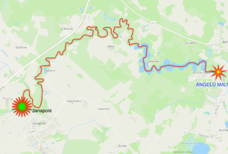 Žemaitėja Baidarės virvytės upė