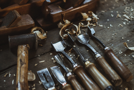 „Medžio amatų įrankių pristatymas“