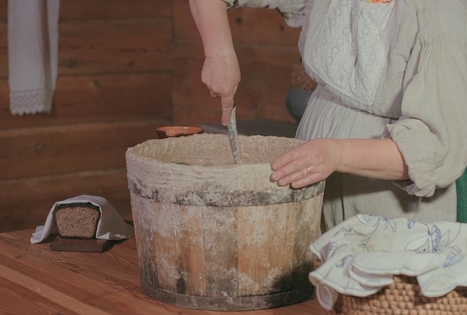 Paprasta rauginta ruginė duona Rūtos Sakalienės sodyboje