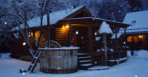 Japoniška pirtis-karštas lauko kubilas