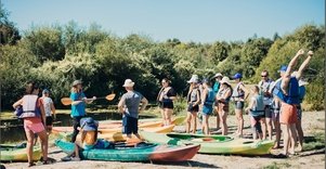 Plaukimas baidarėmis Danės upe