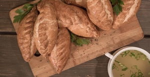 Kibinai restorane, kepykloje „Romnesa“