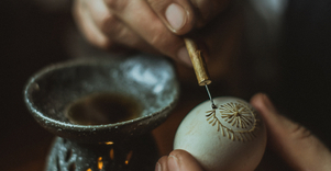 „Kiaušinio marginimas vašku“