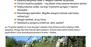 Edukacinė programa moksleiviams "Vaikų Velykėlės"